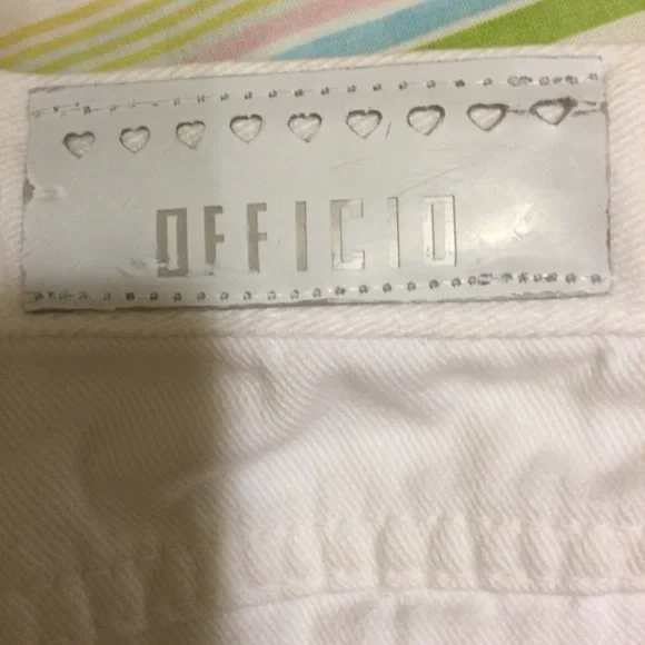 Vkntage White Jeans With Lace Trim on bell bottoms by Officious IND - Picture 3 of 12